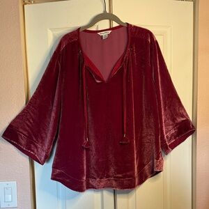 Tommy Bahama Velvet Sands 3/4 sleeve blouse size L